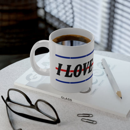 I Love Hockey Mug