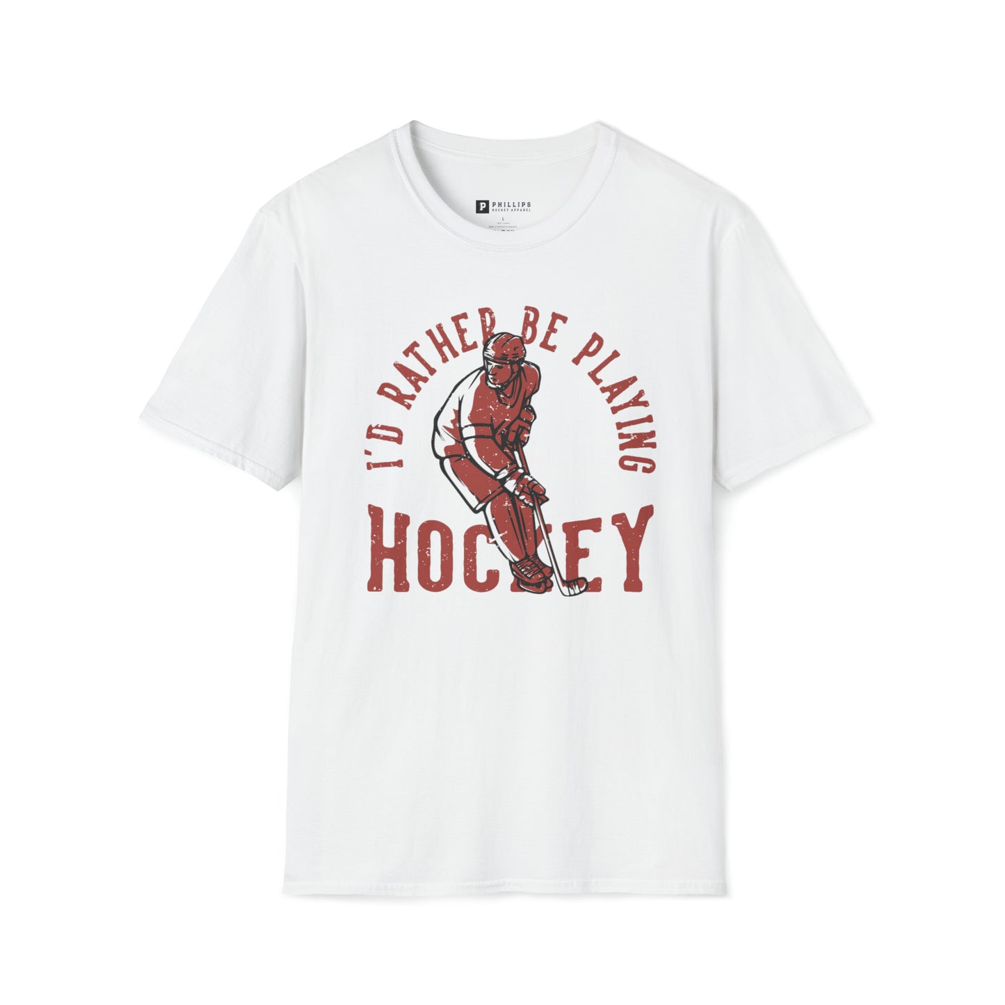 "I'd Rather be Playing Hockey" Tee