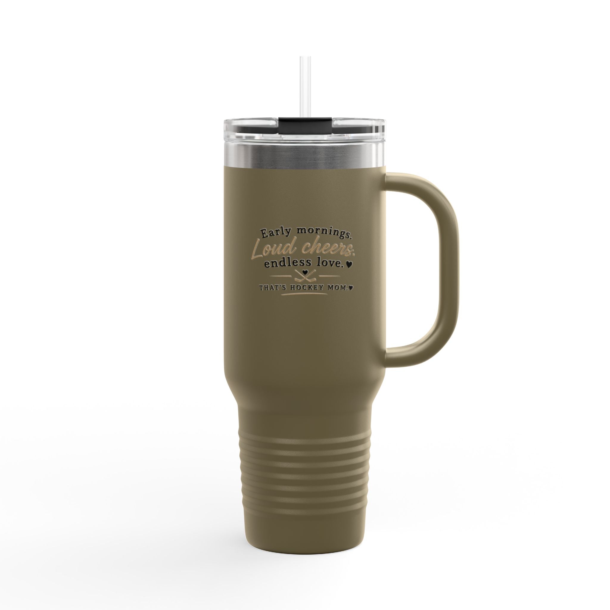 Hockey mom tumbler