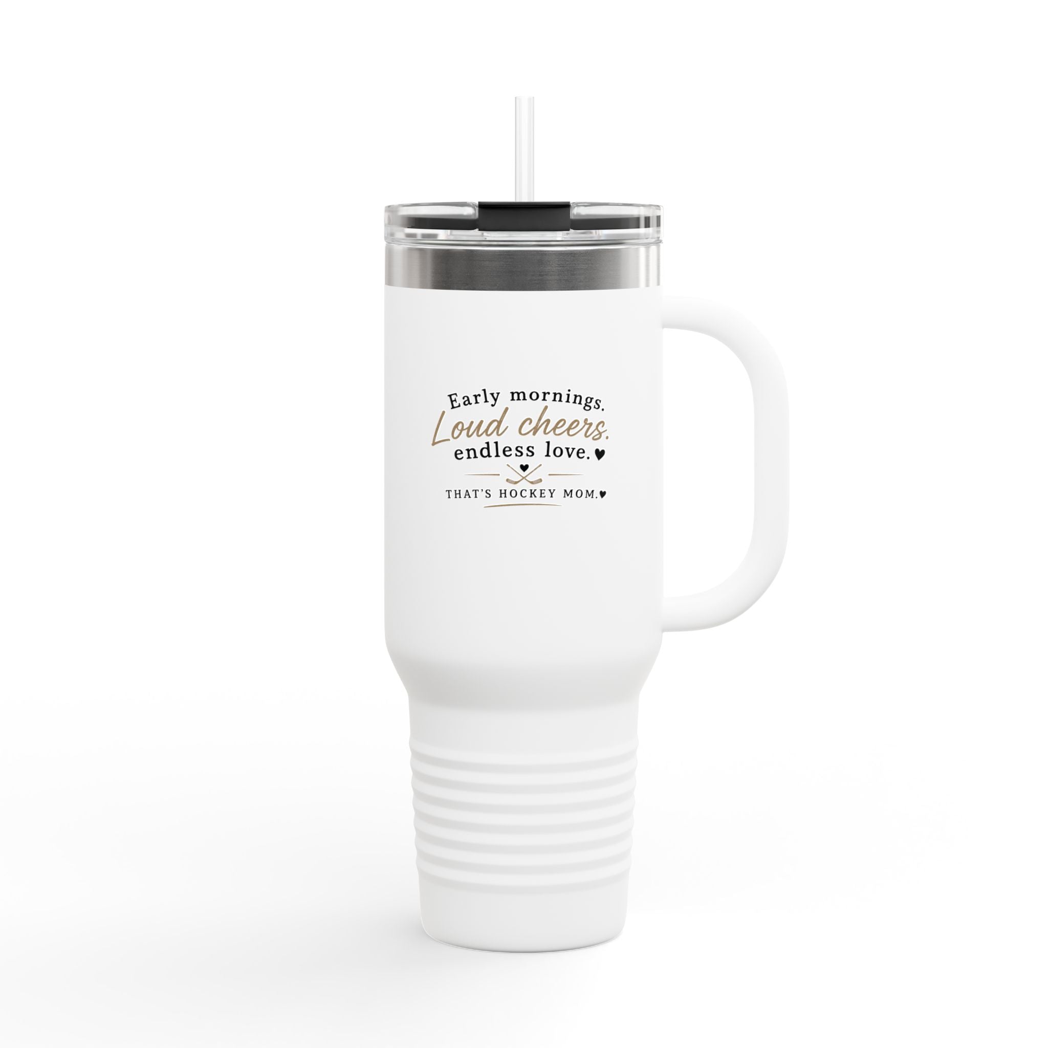 Hockey mom tumbler