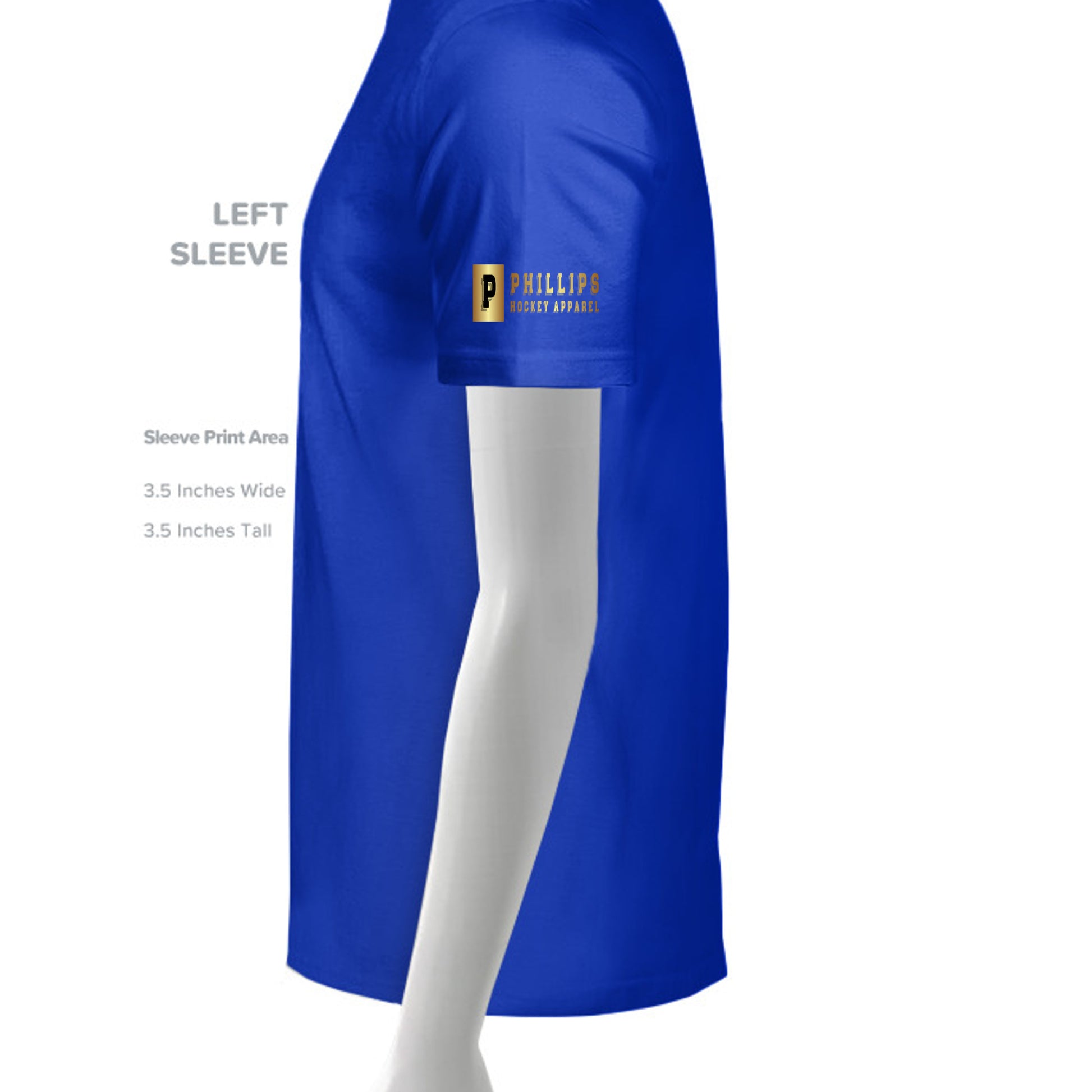 ROYAL BLUE - BA5300 - SLEEVE_LEFT